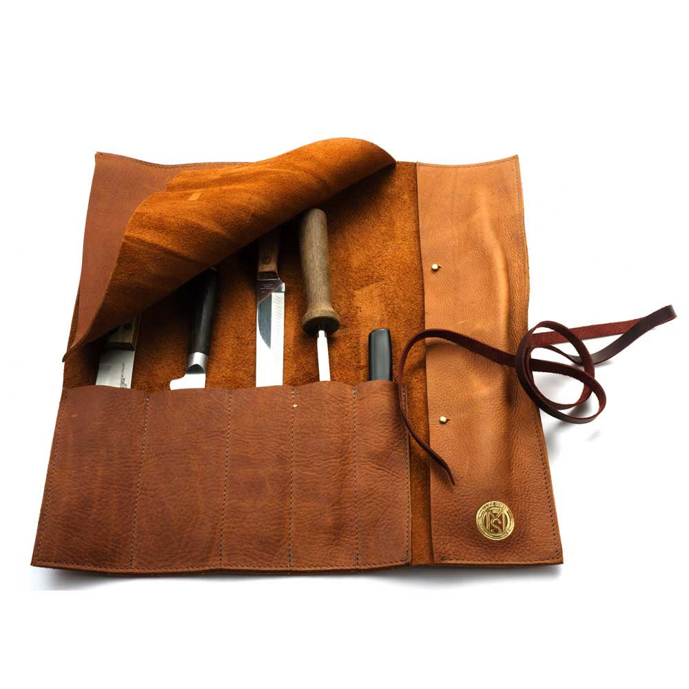 Custom Leather Chef Knife Rolls — Linny Kenney