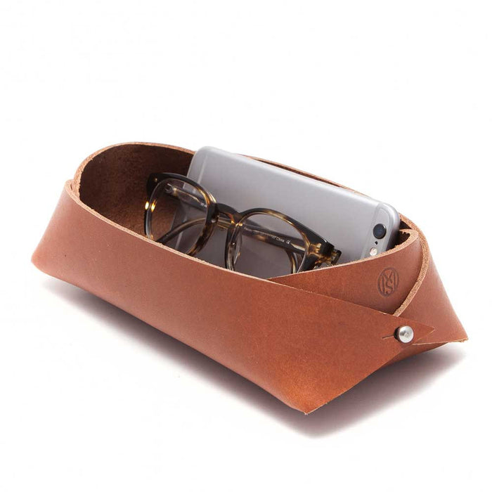 Leather Storage Caddy - Large